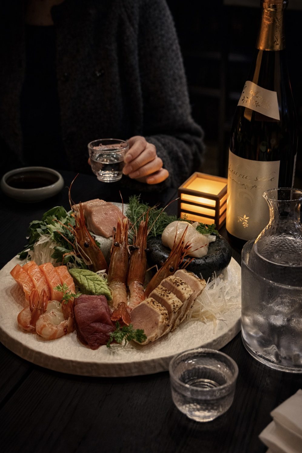 Sashimi platter